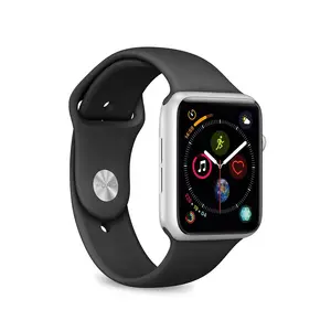 Pulksteņa siksniņa PURO ICON Apple Watch Melns Silikons AW40ICONBLK