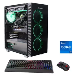 Hyrican Gamemax Draco XD 6988 Intel® Core™ i7 i7-13700F 16 GB DDR4-SDRAM 1 TB SSD NVIDIA GeForce RTX 4070 Windows 11 Home Midi Tower PC (dators) Melns