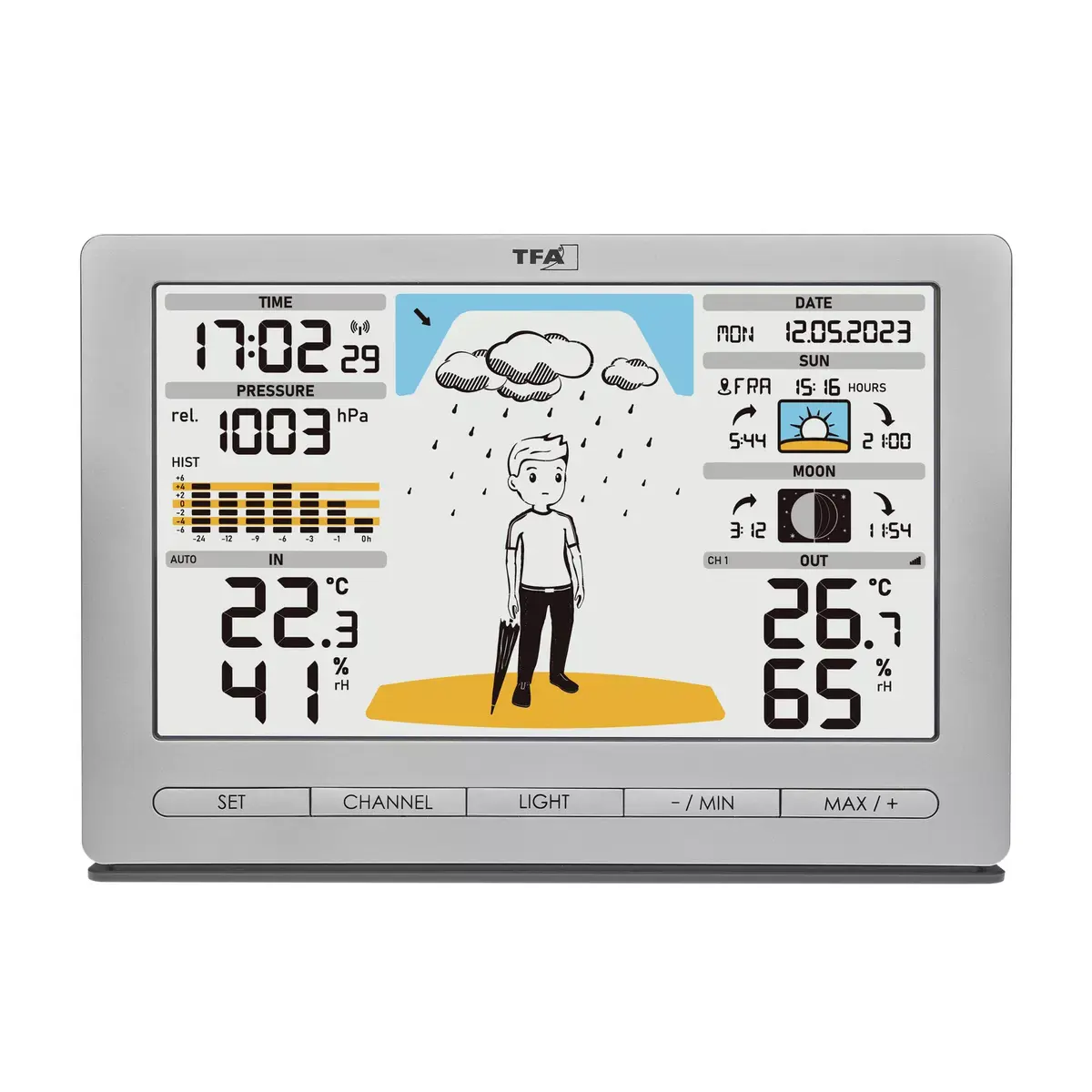 TFA-Dostmann Meteo Jack Silver Photo 9