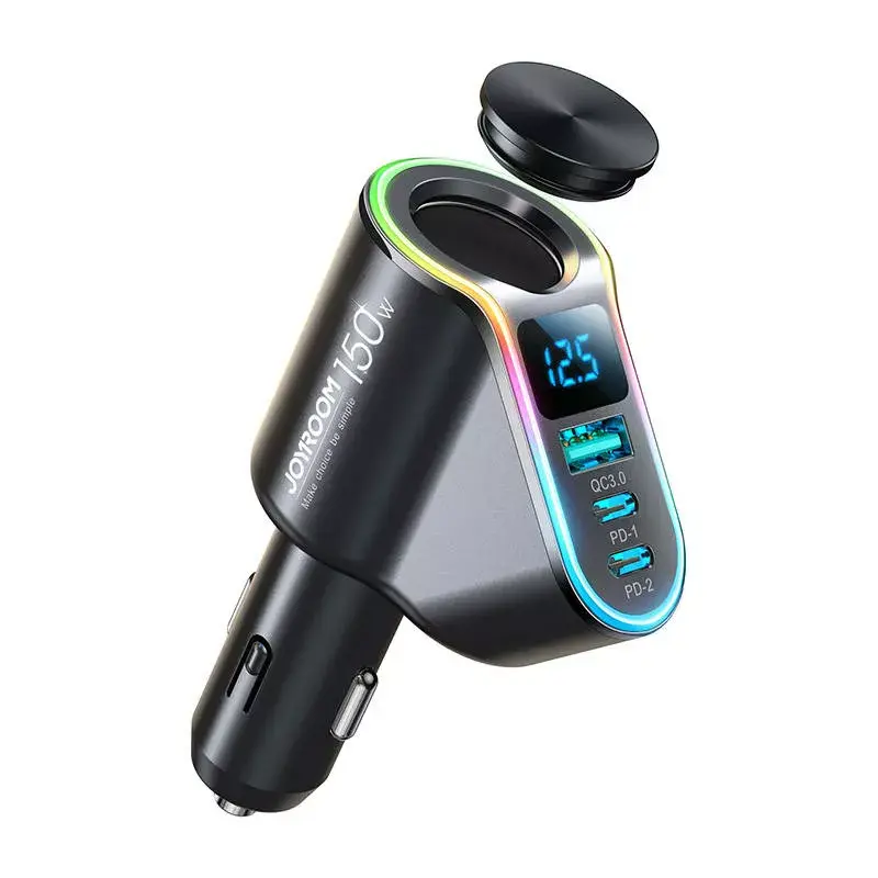 Lādētājs Joyroom JR-CL21 1×USB-A 2×USB-C 3A Photo 2