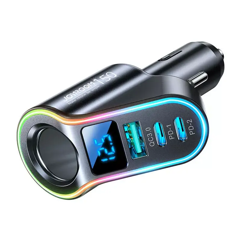 Lādētājs Joyroom JR-CL21 1×USB-A 2×USB-C 3A Photo 3