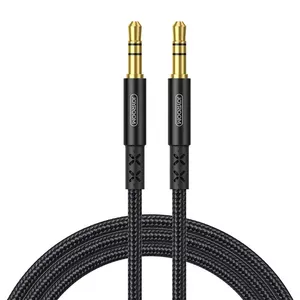 Joyroom SY-10A1 AUX Automašīnas Stereo Audio Kabelis 1m Melns