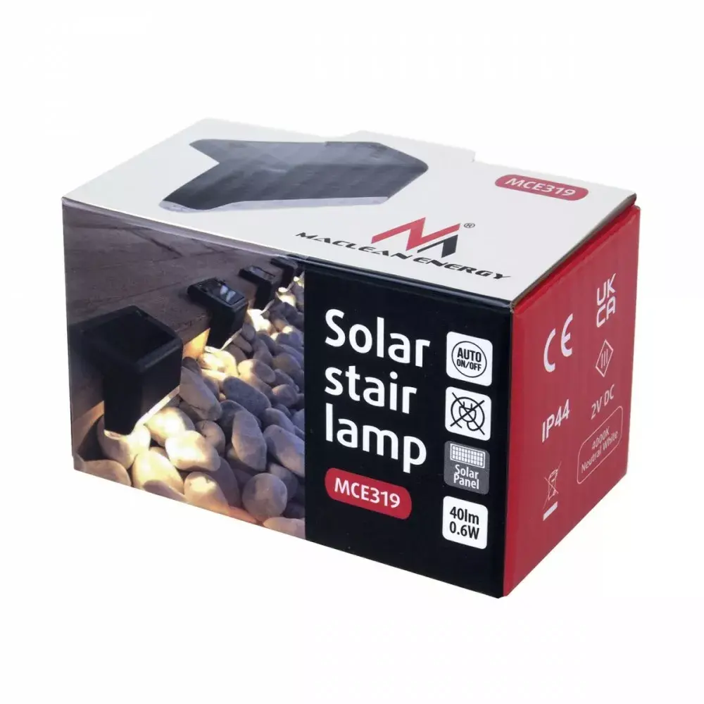 Солнечный LED светильник с датчиком MACLEAN MCE319 Photo 2