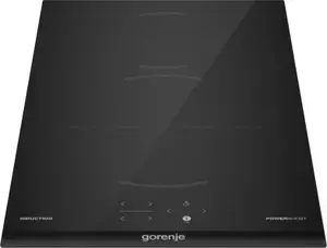 Built-in induction hob Gorenje GI3201BC, 2-zone, 30 cm, glass top, touch control
