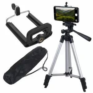 Tripod stand MACLEAN MC-164 adjustable height lightweight for cameras and smartphones