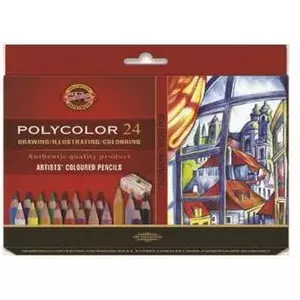 Colored pencils KOH-I-NOOR Polycolor 24 colors (MPN 249383)