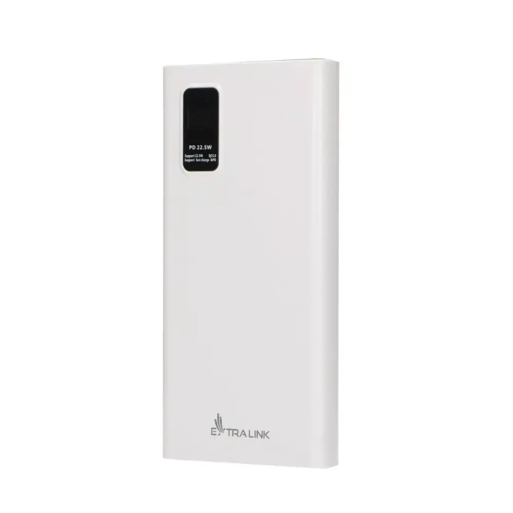 Extralink EPB-067W Ārējais akumulators 10000mAh Balts