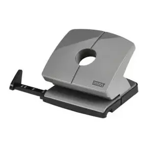 2-hole punch NOVUS B220 ColorID smart grey — metal construction, 2-hole desktop punch