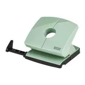 Дырокол NOVUS B220 ColorID mellow mint — настольный 2-отв., вместимость до 30 листов