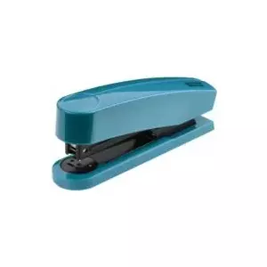 Stapler NOVUS B2 ColorID 2.0 bright petrol — manual desktop stapler, medium duty