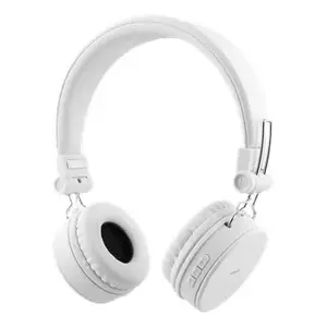 Deltaco HL-BT403 headphones/headset Wired & Wireless Head-band Calls/Music Bluetooth White