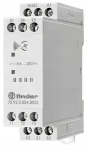 Finder 70.92.8.230.0002 termistora motora aizsardzības relejs, 230 V AC, 2 pārslēdzējkontakti