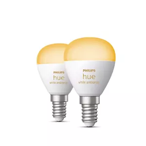 Smart bulb Philips Hue White ambience Lustre E14 Bluetooth 2-pack