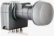 Satellite Quattro LNB fuba DEK 417 with 40 mm Feed and mobile-signal shielding (21510039)