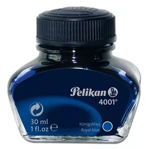 Pen refill Pelikan 301010 — blue ink, 30 ml, transparent/black cartridge, 1 pc