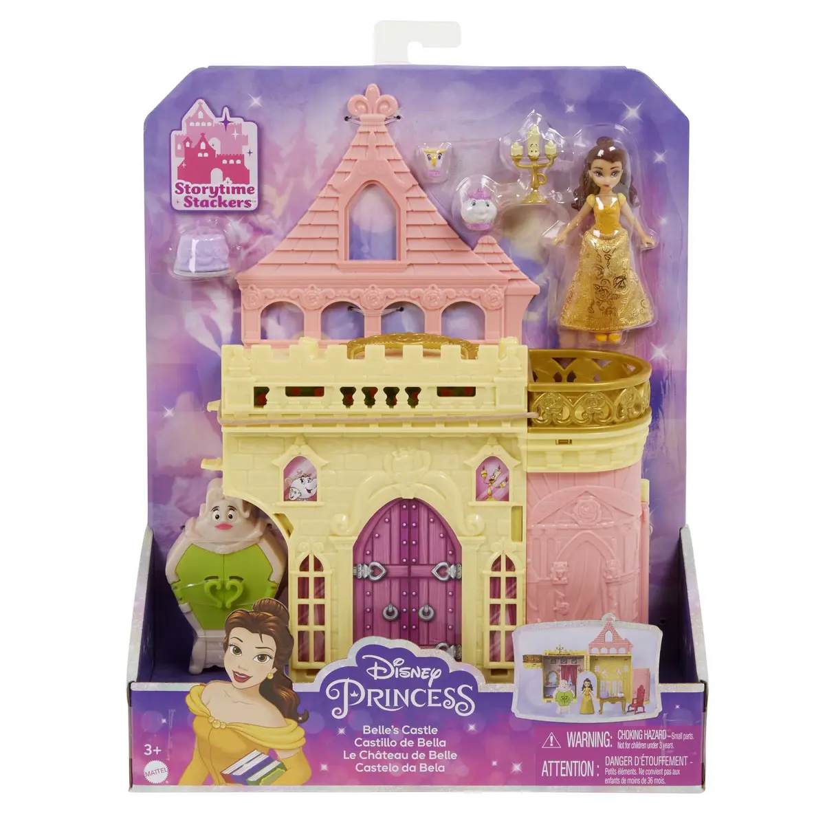 MATTEL Disney Princess Belle's Castle Playset Photo 4