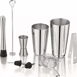 Cocktail Making Set KingHoff KH-1708 — bar tools kit for cocktails