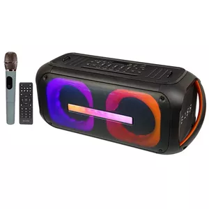 Portable mono Bluetooth speaker BLOW 30-392# — 6,000 mAh battery, 6.5 W RMS, Bluetooth 5.0, MicroSD, AUX, Micro-USB, 2 speakers, black
