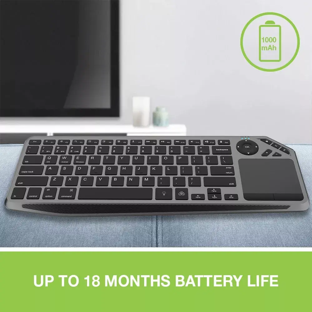 TECHLY ICTB9801TB mini wireless keyboard — RF + Bluetooth Photo 9