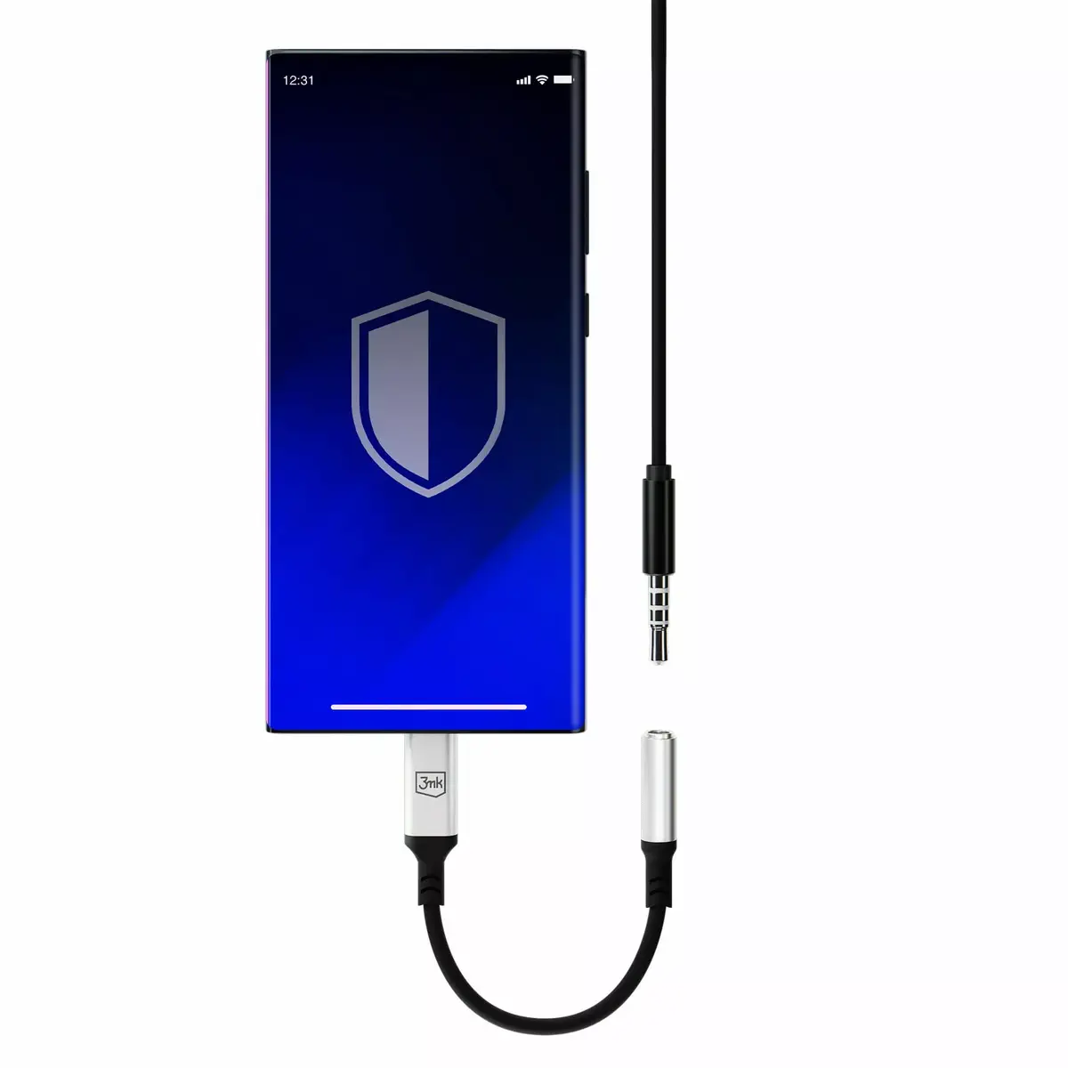 3.5 mm USB kabelis 3MK Jack 3.5 mm Photo 6