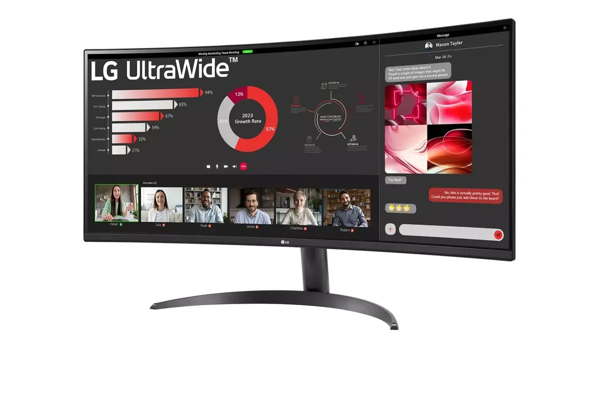 Monitors LG 34WR50QC-B.AEU Photo 2