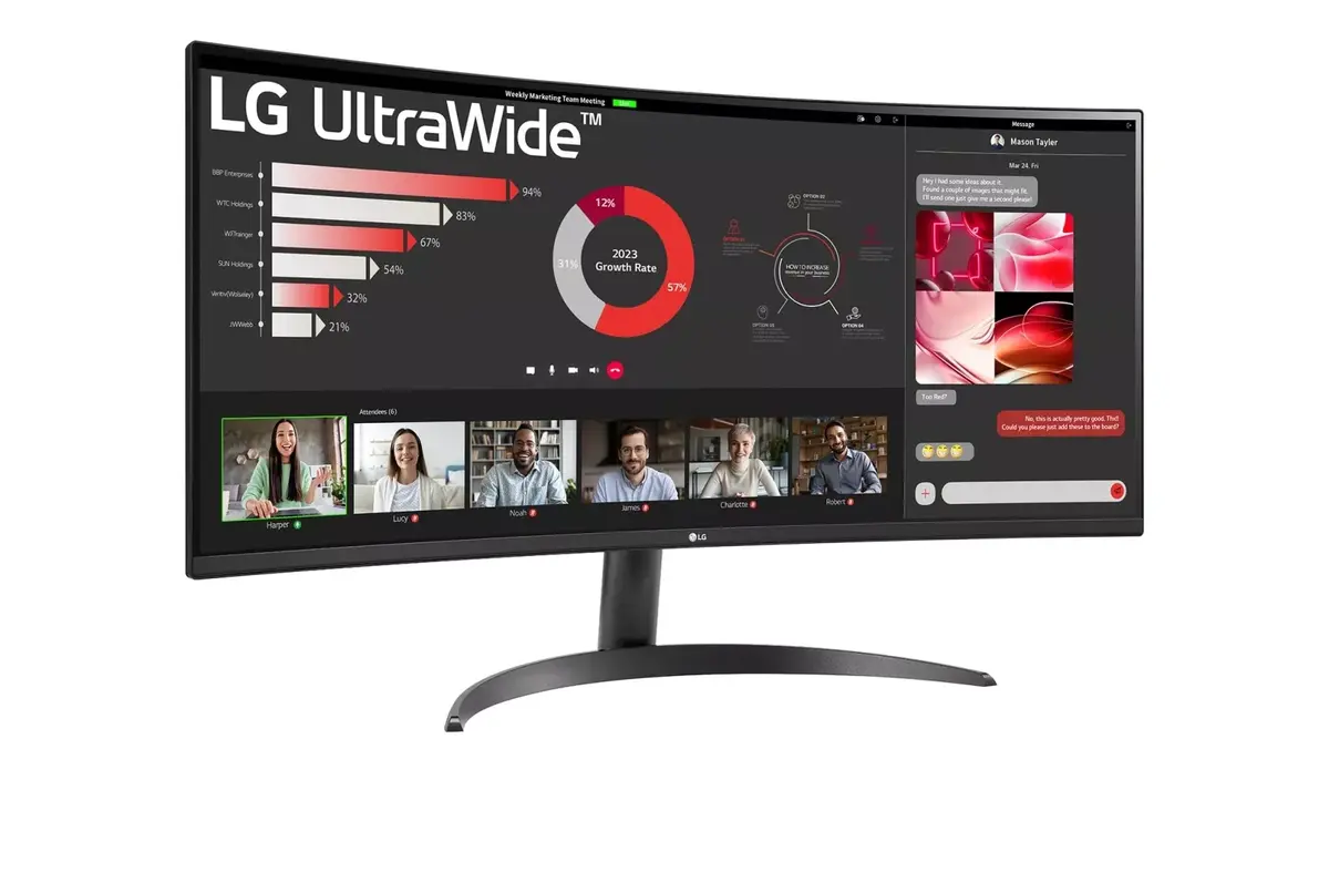 Monitors LG 34WR50QC-B.AEU Photo 3