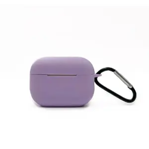 Protective silicone case for Apple AirPods 3 by Evelatus — Purple