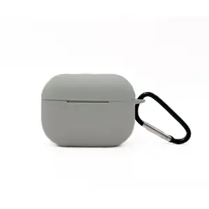 Silicone protective case for Apple AirPods Pro 2 by Evelatus, model EVEAPPAP2PSS, silver
