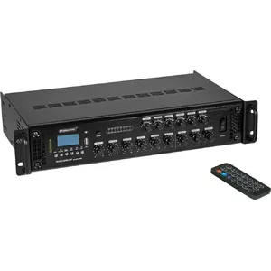 Микшерный усилитель Omnitronic MAVZ-240.6P 240 Вт 6-канальный микшер-усилитель