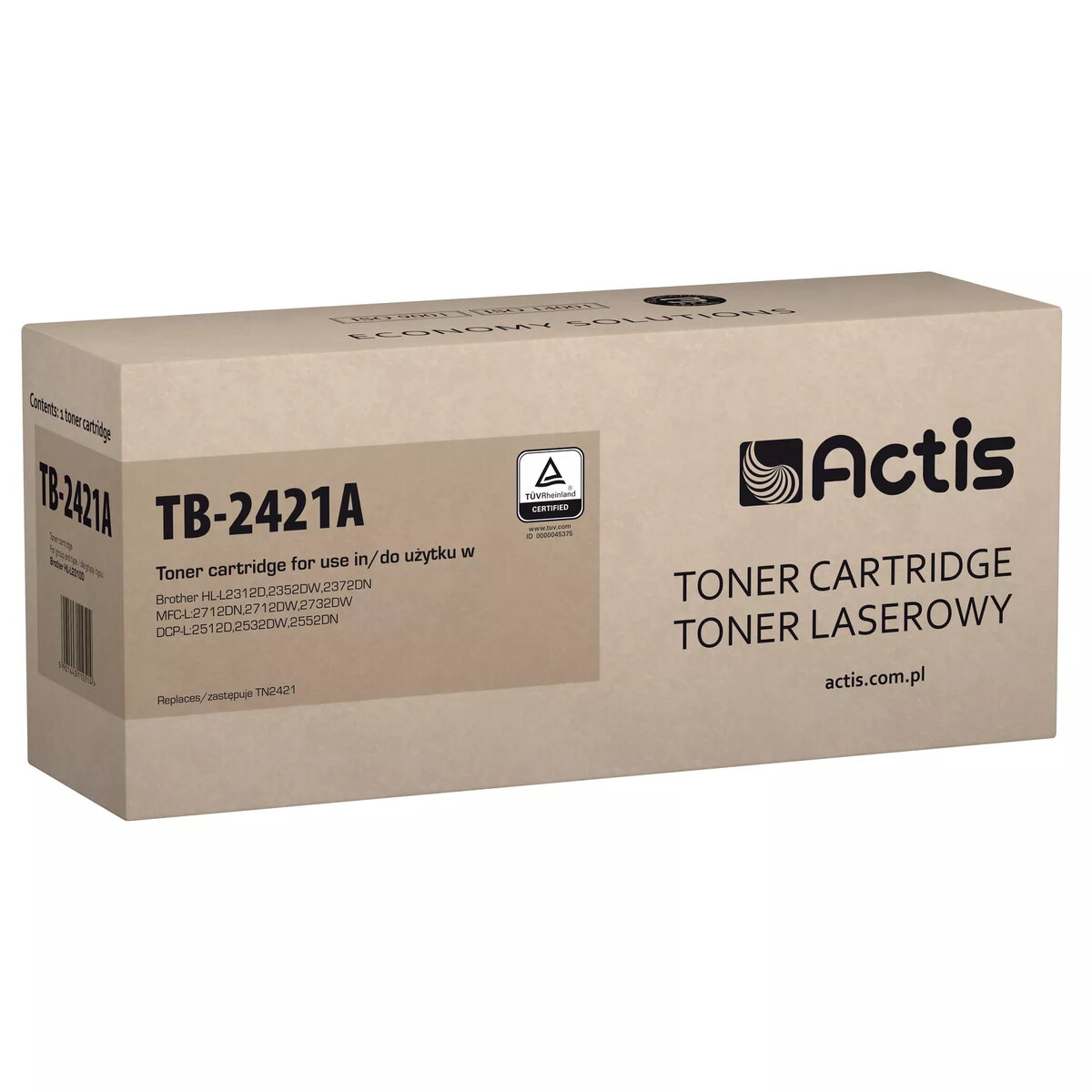 Toneris Actis TB-2421A aizvietotājs Brother TN-2421