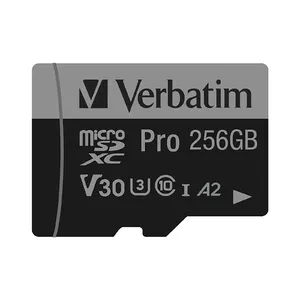 Micro SDXC Card Verbatim 256GB UHS-I Pro U3