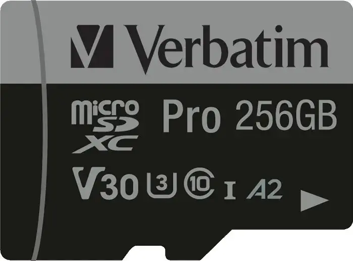 Micro SDXC Card Verbatim 256GB Pro U3 Photo 6