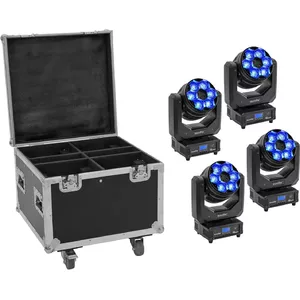 Световой прибор EUROLITE TMH-H240 Beam Wash Flower Effect 4x — светодиодный эффектный прибор, компактный