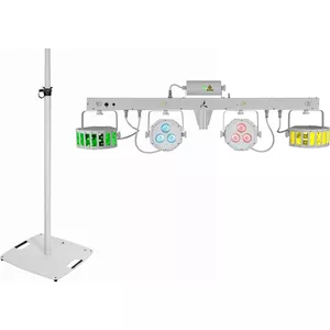 Набор LED Laser Bar EUROLITE KLS с подставками для колонок BPS-3, белый
