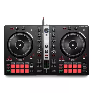 Vinyl Scratcher Hercules INPULSE 300 MK2 Black Red USB Headphone 3.5mm