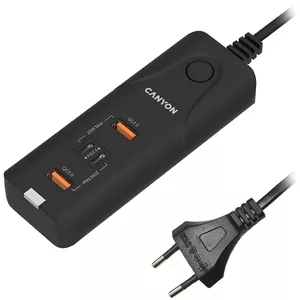 Lādētājs Canyon H-10 Universāls Melns AC Ātrā uzlāde 12V 3A