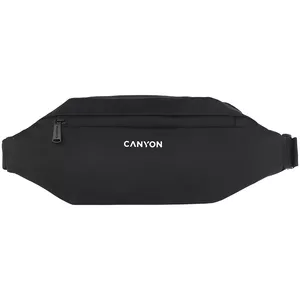 CANYON FB-1, Fanny pack, Izstrādājuma specifikācija/izmērs(mm): Maksimālais svars (KGS): 270MM x130MM x 55MM, melns, Ārējie materiāli: 100% Poliesters, Iekšējie materiāli: 100% Poliesters, maksimālais svars (KGS): 100% Poliesters: (kg): 4kgs