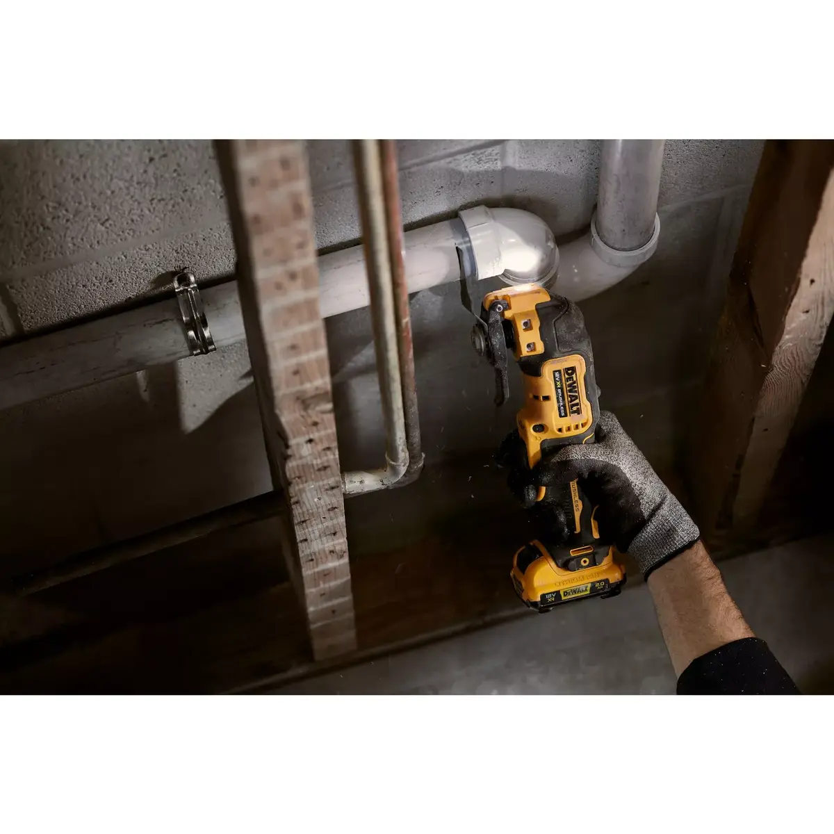 Oscilējošais daudzfunkcionālais instruments DeWALT DCS353N-XJ Photo 6