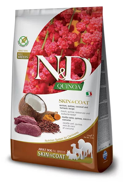 Sausais barība suņiem Farmina N&D Quinoa