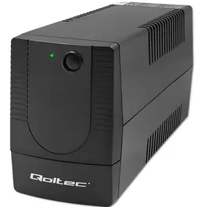 Neatkarīgais barošanas avots QOLTEC 53773 0,85 kVA (480 W) Line-Interactive, 1x Type E kontaktligzda, 7 Ah akumulators