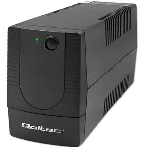 UPS QOLTEC 53774 Line-Interactive 1 kVA (600 W), 1x Type E kontaktligzda, AVR, akumulators 12 V 7 Ah