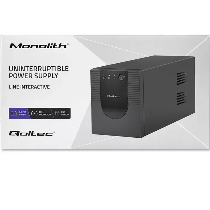 Nepārtraukta barošanas avots UPS Qoltec 53775 Photo 11