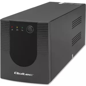 Qoltec 53777 UPS Līnijas interaktīvs 2 kVA 1200 W 4 AC izejas
