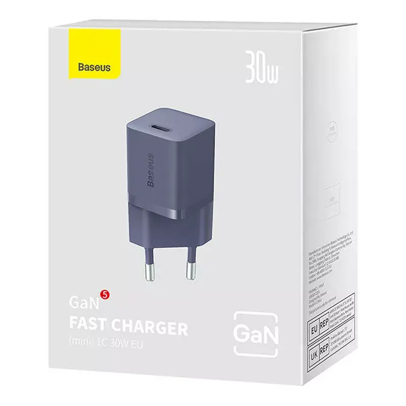 Lādētājs Baseus GaN5 30W Mini Photo 5