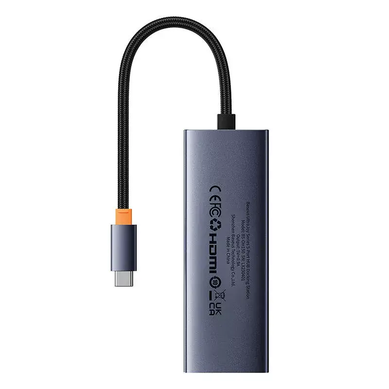 Baseus UltraJoy 5‑портовый USB‑C в HDMI 4K 30 Гц хаб Photo 6