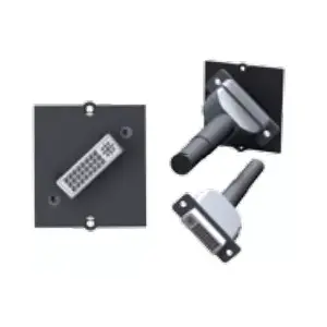 Bachmann DVI-I F/F Черный DVI-I Разъем 0.1м