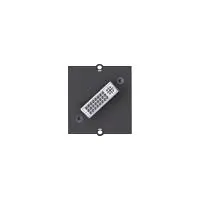 Bachmann DVI-I F/F Black DVI-I Connector 0.1m