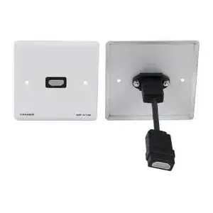 HDMI Socket Outlet Kramer Electronics WP-H1M White Wall Mount