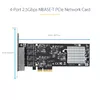 Сетевая карта StarTech.com 4-Port 2.5Gbps NBASE-T PCIe Photo 10
