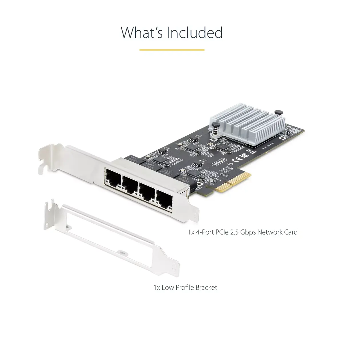 Сетевая карта StarTech.com 4-Port 2.5Gbps NBASE-T PCIe Photo 11